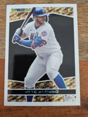 2021 Topps Update Pete Alonso Black Gold #BG-14 New York Mets